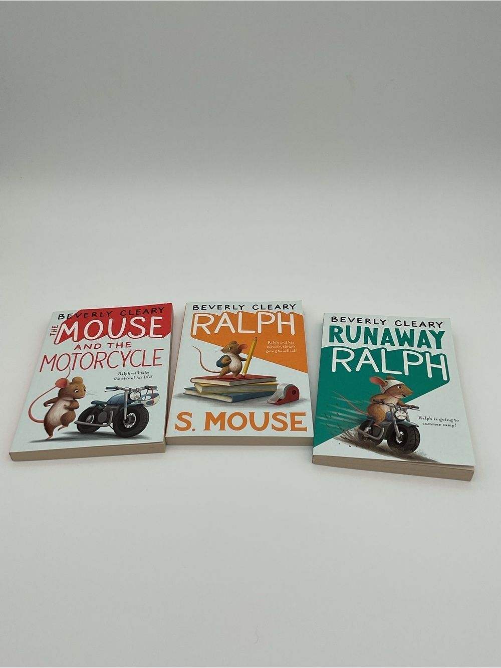 Beverly Cleary Ralph S. Mouse Set of 3 Softcover Books